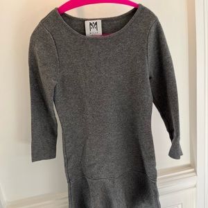 MILLY girls grey sweater dress SIZE 8